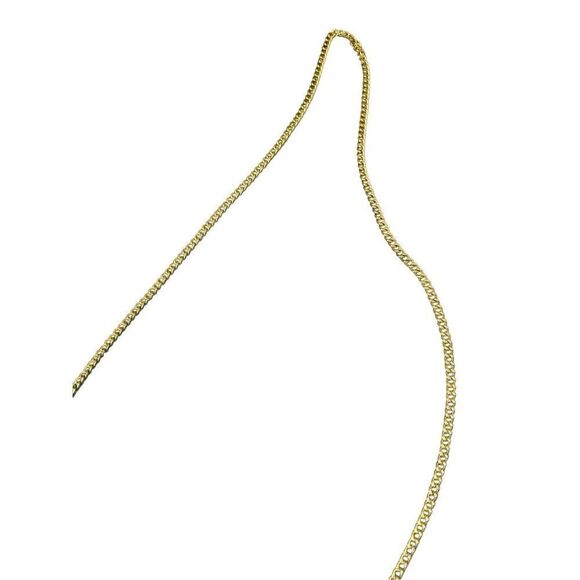 Anthropologie Womens Red Pink Monogram T Embellished Chain Strap Round Pouch - Picture 9 of 9